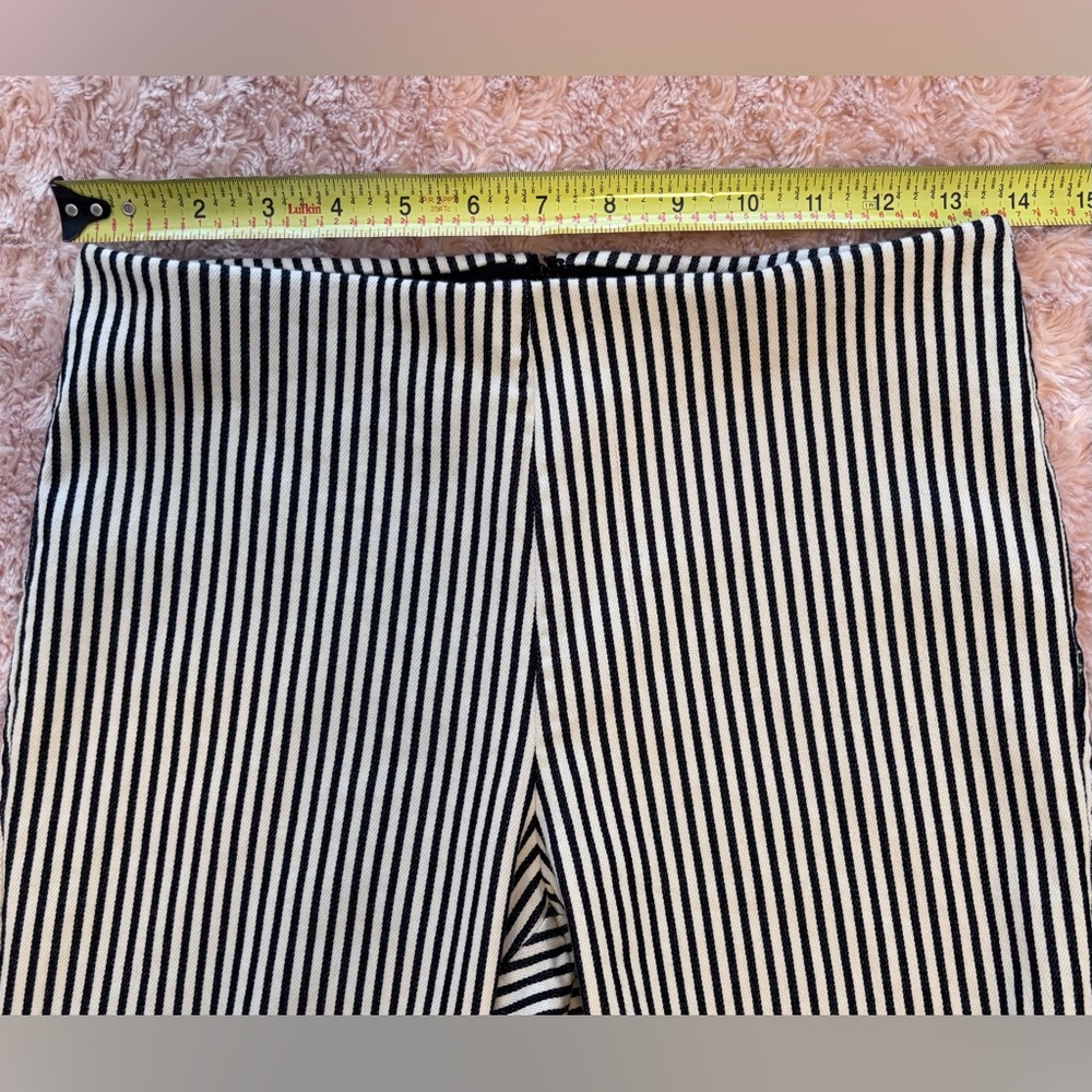 Alice + Olivia Jinny High-Waist High-Low Flare BohoChic Bell Bottom Pants Size 4 - Picture 9 of 11